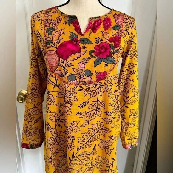 GENERATION PAKISTANI AUTHENTIC DESIGNER KURTA FLORAL DRESS - Picture 3 of 5